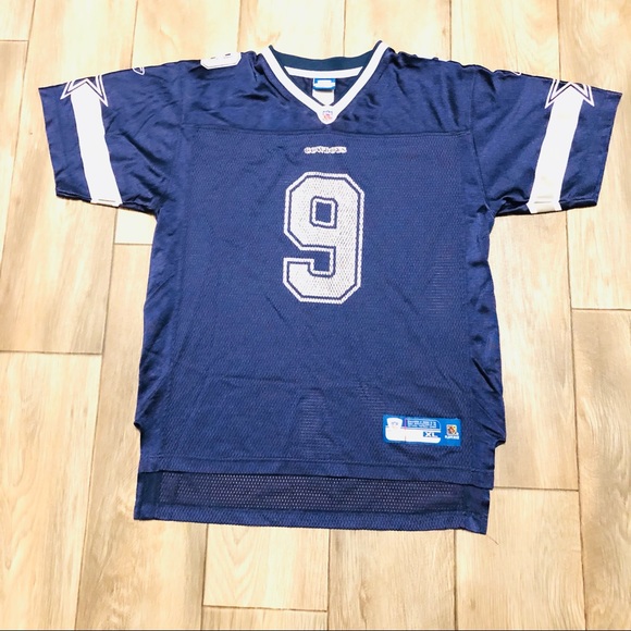 Tony Romo #9 Dallas Cowboys NFL Equipment Reebok Jersey Youth Size XL (18/20) - Picture 2 of 11